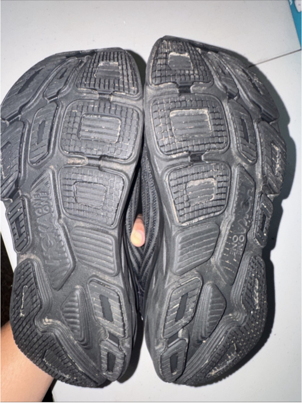 Hoka One One Bondi 6 Triple Black BBLC Womens Size 8.5 Running Shoes 1019270 - Picture 10 of 10